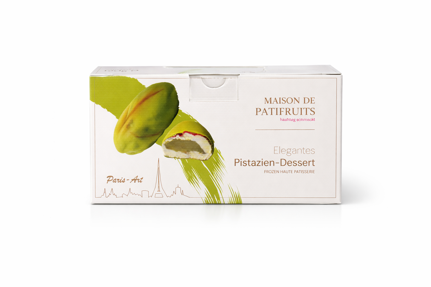 Realistisches Pistazien Frucht Dessert in (120g)